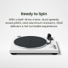 Kanto OBI3 Turntable with Bluetooth 5.3, Preamp, and Pitch Control - Matte White