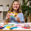 Ooly Tiny Tadas! Note Cards & Sticker - Hello Rainbows (Set of 16)