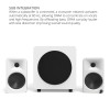 Kanto ORA4 140W Powered Referenece Desktop Speakers with Bluetooth (White)
