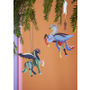 X) Studio Roof Christmas Ornament Set - Flying Pegasus