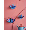 X)Studio Roof Insects - Peacock Butterflies set of 3
