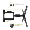 Kanto Mounts PS300 Full Motion TV Wall Mount for 26-inch to 60-inch TVs - Black