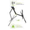 Kanto Mounts PS300 Full Motion TV Wall Mount for 26-inch to 60-inch TVs - Black