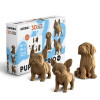 Cartonic 3D Sculpture Puzzle Puppies Trio