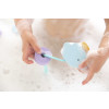 Quut Bath Toy Threading Set Beedi - Fish (Burgundy)