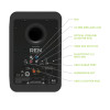 Kanto REN 200W Powered Bookshelf Speakers with HDMI ARC (Matte Black)