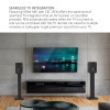 Kanto REN 200W Powered Bookshelf Speakers with HDMI ARC (Matte Black)