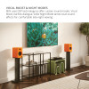 Kanto REN 200W Powered Bookshelf Speakers with HDMI ARC (Matte Black)