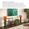 Kanto REN 200W Powered Bookshelf Speakers with HDMI ARC (Matte Orange)