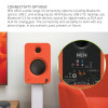 Kanto REN 200W Powered Bookshelf Speakers with HDMI ARC (Matte Orange)