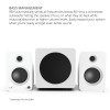 Kanto REN 200W Powered Bookshelf Speakers with HDMI ARC (Matte White)