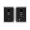 Kanto REN 200W Powered Bookshelf Speakers with HDMI ARC (Matte White)