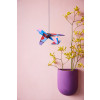 X) Studio Roof Mobile Plane - Robin