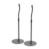 Kanto SLH Height Adjustable Floor Speaker Stands - Universal Satellite (Black)
