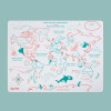 Super Petit Colouring Mat Set - Learn & Play My 1st World Map