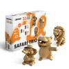 Cartonic 3D Sculpture Puzzle - Safari Trio