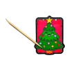 Ooly Mini Scratch & Scribble: Window Banner Kit - Festive Friends