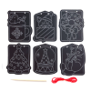Ooly Mini Scratch & Scribble: Window Banner Kit - Festive Friends