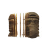 Cartonic 3D Sculpture Puzzle Three Wise Monkeys Speak No Evil