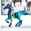 X) Studio Roof Totem Figurine - Frysk Horse