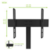 Kanto Mounts TTS100 Universal Tabletop TV Stand for 37-inch to 65-inch TVs - Black