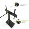Kanto Mounts TTS100 Universal Tabletop TV Stand for 37-inch to 65-inch TVs - Black