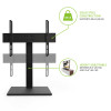 Kanto Mounts TTS100 Universal Tabletop TV Stand for 37-inch to 65-inch TVs - Black