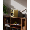 Kanto TUK (Gen.2) Premium Powered Bookshelf Speaker - Gloss Butter with Gunmetal Surround