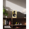 Kanto TUK (Gen.2) Premium Powered Bookshelf Speaker - Gloss Butter with Gunmetal Surround