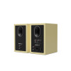 Kanto TUK (Gen.2) Premium Powered Bookshelf Speaker - Gloss Butter with Gunmetal Surround