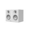 Kanto TUK (Gen.2) Premium Powered Bookshelf Speaker - Matte White with Aluminum Surround