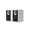 Kanto TUK (Gen.2) Premium Powered Bookshelf Speaker - Matte White with Aluminum Surround