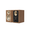 Kanto TUK (Gen.2) Premium Powered Bookshelf Speaker - Walnut Wood with Rose Gold Surround