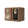 Kanto TUK Grand (Gen.2) Premium Powered Bookshelf Speaker - Walnut with Rose Gold Surround