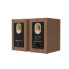 Kanto TUK Grand (Gen.2) Premium Powered Bookshelf Speaker - Walnut with Rose Gold Surround