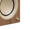 Kanto TUK Grand (Gen.2) Premium Powered Bookshelf Speaker - Walnut with Rose Gold Surround
