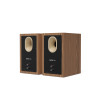Kanto TUK (Gen.2) Passive Bookshelf Speaker - Walnut Wood with Rose Gold Surround