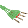 UDG Ultimate Cable 1/4'' Jack - 1/4'' Jack 3m (Green)