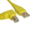 UDG Ultimate Cable USB 2.0 Type A-B Angled 3M (Yellow)
