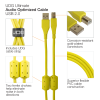 UDG Ultimate Cable USB 2.0 Type A-B Angled 3M (Yellow)