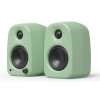 Kanto UKI 100W Desktop Speakers (Bluetooth, USB-C, Headphone out) – Sage Green, Pair