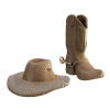 Cartonic 3D Sculpture Puzzle Western Hat & Boot