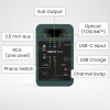 Kanto YU4 (Gen.2) Powered Bookshelf Speaker - Matte Forest Green