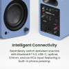 Kanto YU4 (Gen.2) Powered Bookshelf Speaker - Matte Ice Blue