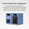 Kanto YU4 (Gen.2) Powered Bookshelf Speaker - Matte Ice Blue
