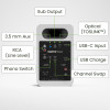 Kanto YU4 (Gen.2) Powered Bookshelf Speaker - Matte White