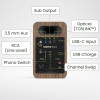 Kanto YU4 (Gen.2) Powered Bookshelf Speaker - Walnut