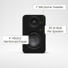 Kanto YU4 (Gen.2) Passive Bookshelf Speaker - Matte Black