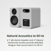 Kanto YU4 (Gen.2) Passive Bookshelf Speaker - Matte White