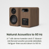 Kanto YU4 (Gen.2) Passive Bookshelf Speaker - Walnut